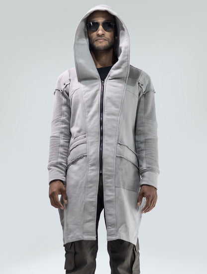 Danzig 100% Cotton Hooded Coat - Psylo Fashion