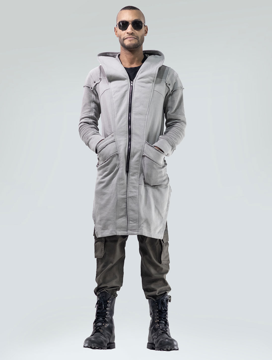 Danzig 100% Cotton Hooded Coat - Psylo Fashion