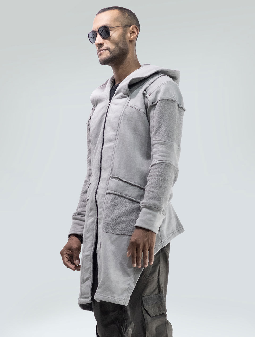 Danzig 100% Cotton Hooded Coat - Psylo Fashion