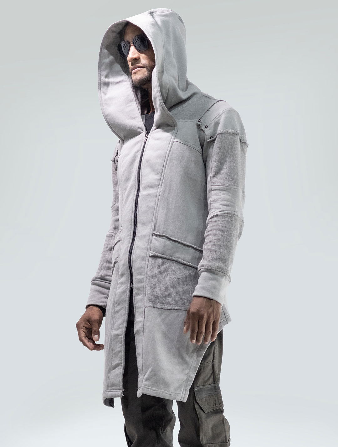 Danzig 100% Cotton Hooded Coat - Psylo Fashion