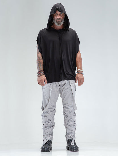 'Dragonfly' 100% Bamboo Sleeveless Hoodie - Psylo Fashion