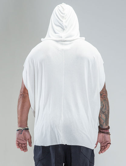 'Dragonfly' 100% Bamboo Sleeveless Hoodie - Psylo Fashion