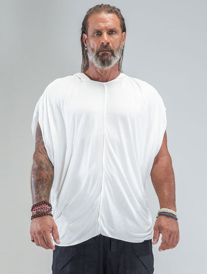 'Dragonfly' 100% Bamboo Sleeveless Hoodie - Psylo Fashion