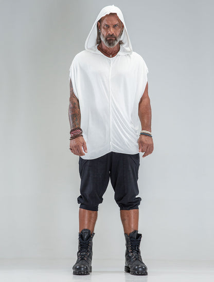 'Dragonfly' 100% Bamboo Sleeveless Hoodie - Psylo Fashion