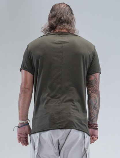 Falcon Asymmetric Tee - Psylo Fashion