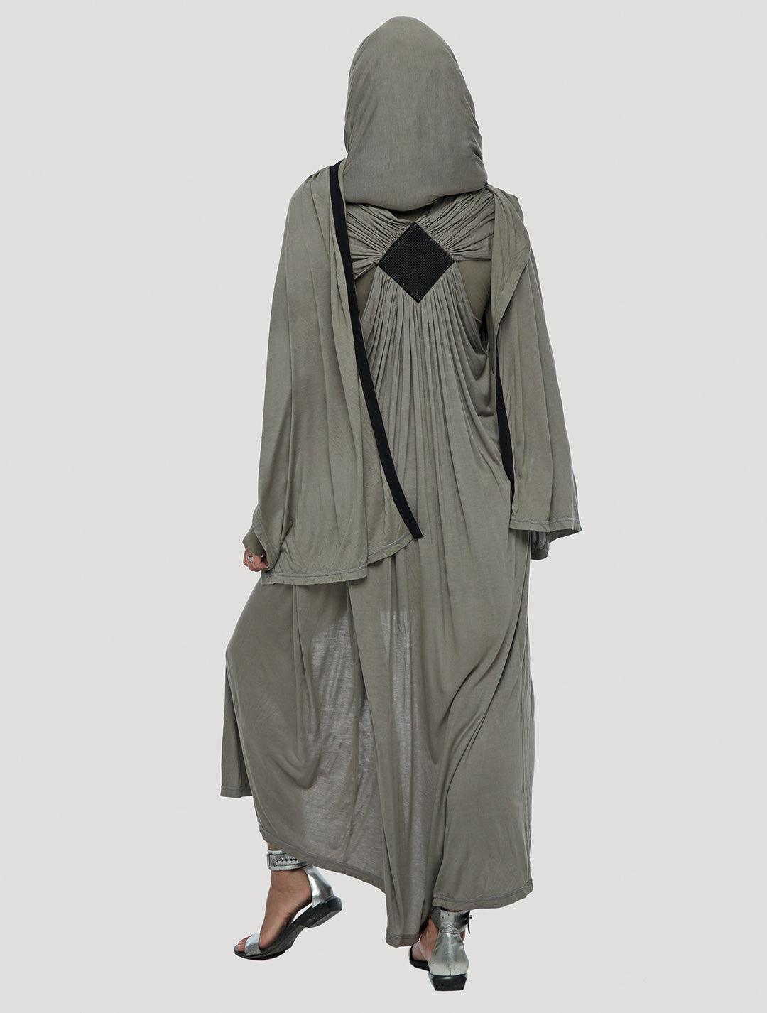 Forest Hooded Long Vest - Psylo Fashion