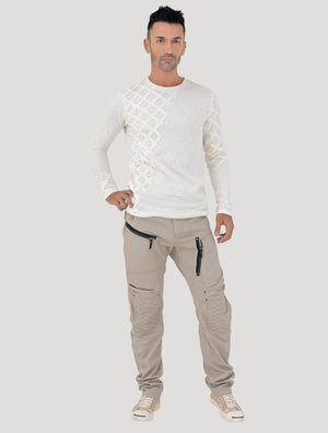 'Gauda' off white Sweater - Psylo Fashion