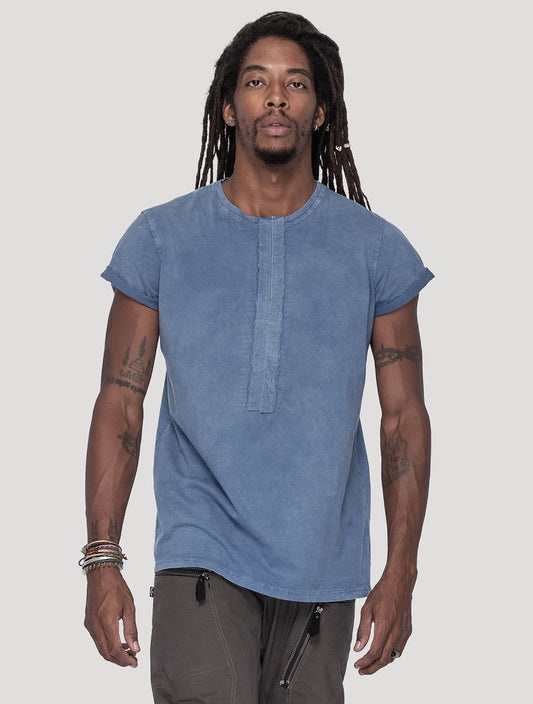 'Green River' Short Sleeves 100% Organic Cotton Tee - Psylo Fashion