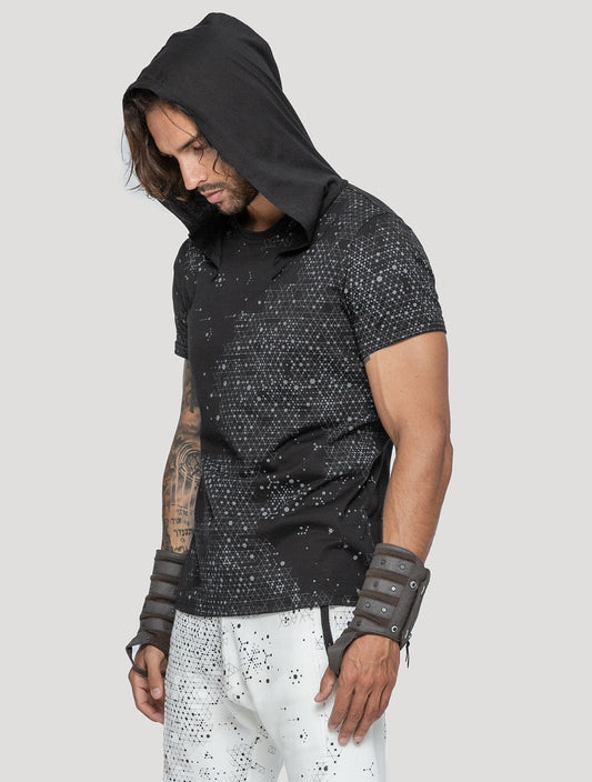 'Holo' 100% Bamboo Hoodie Tee by Psylo Fashion