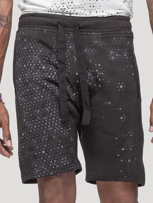 'Holo' Printed 100% Cotton 3/4 Shorts | Streetwear by Psylo Fashion
