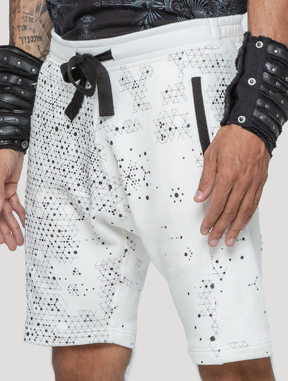 'Holo' Printed 100% Cotton 3/4 Shorts | Streetwear by Psylo Fashion