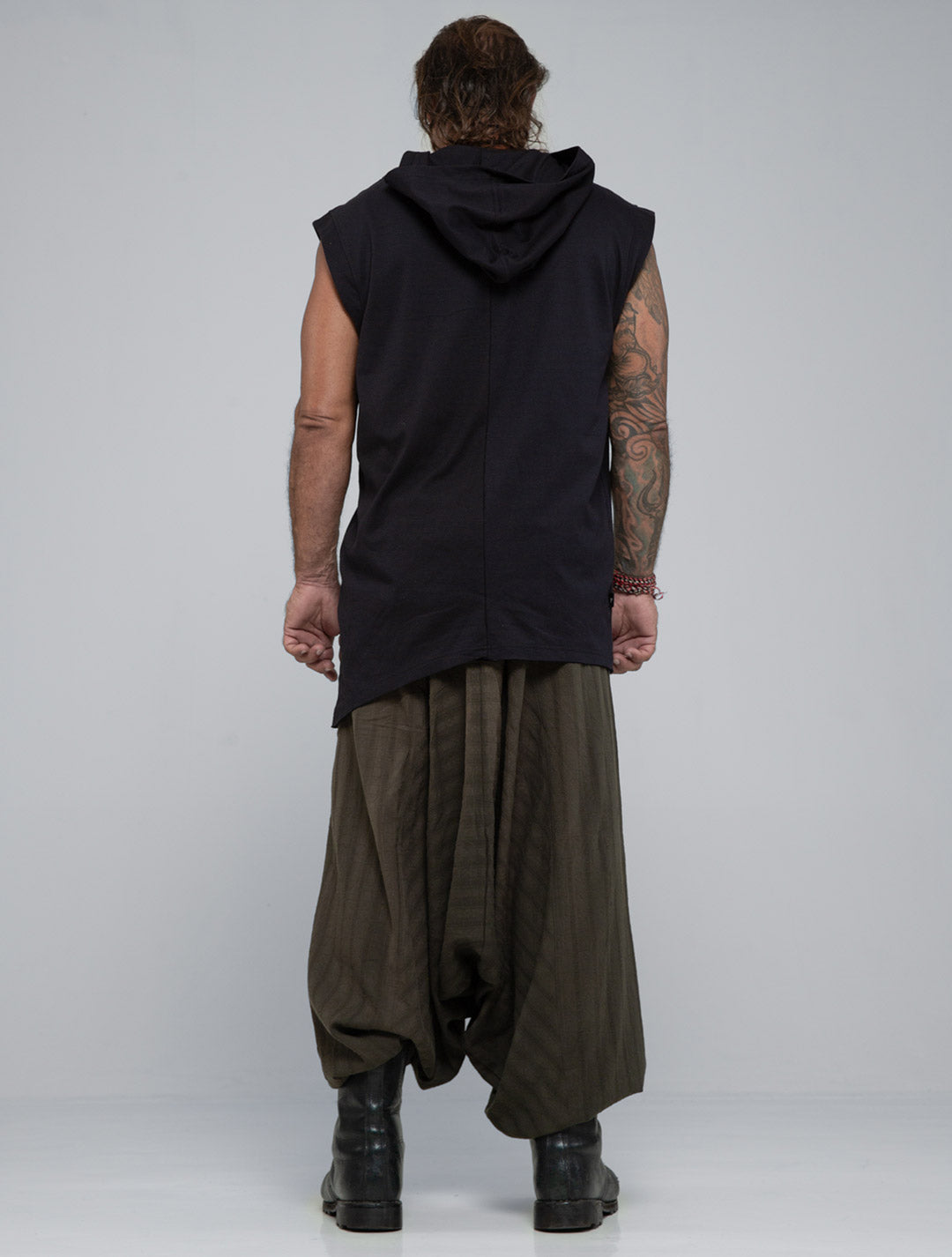 Horro Hooded Cotton Kaftan