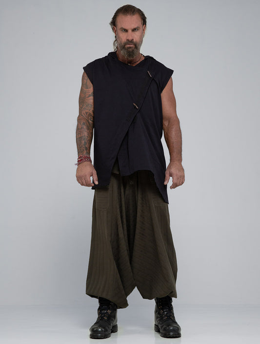 Horro Hooded Cotton Kaftan