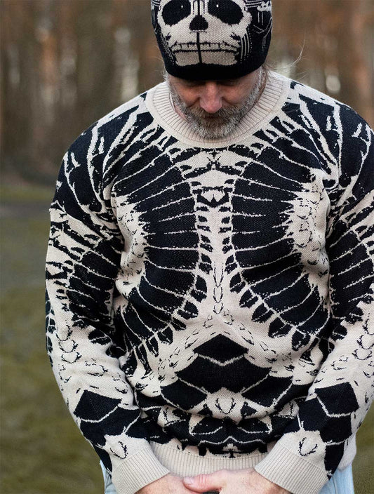 Icaros Unisex Oversized Knit Sweater by EGOSYSTEMA - Psylo Fashion