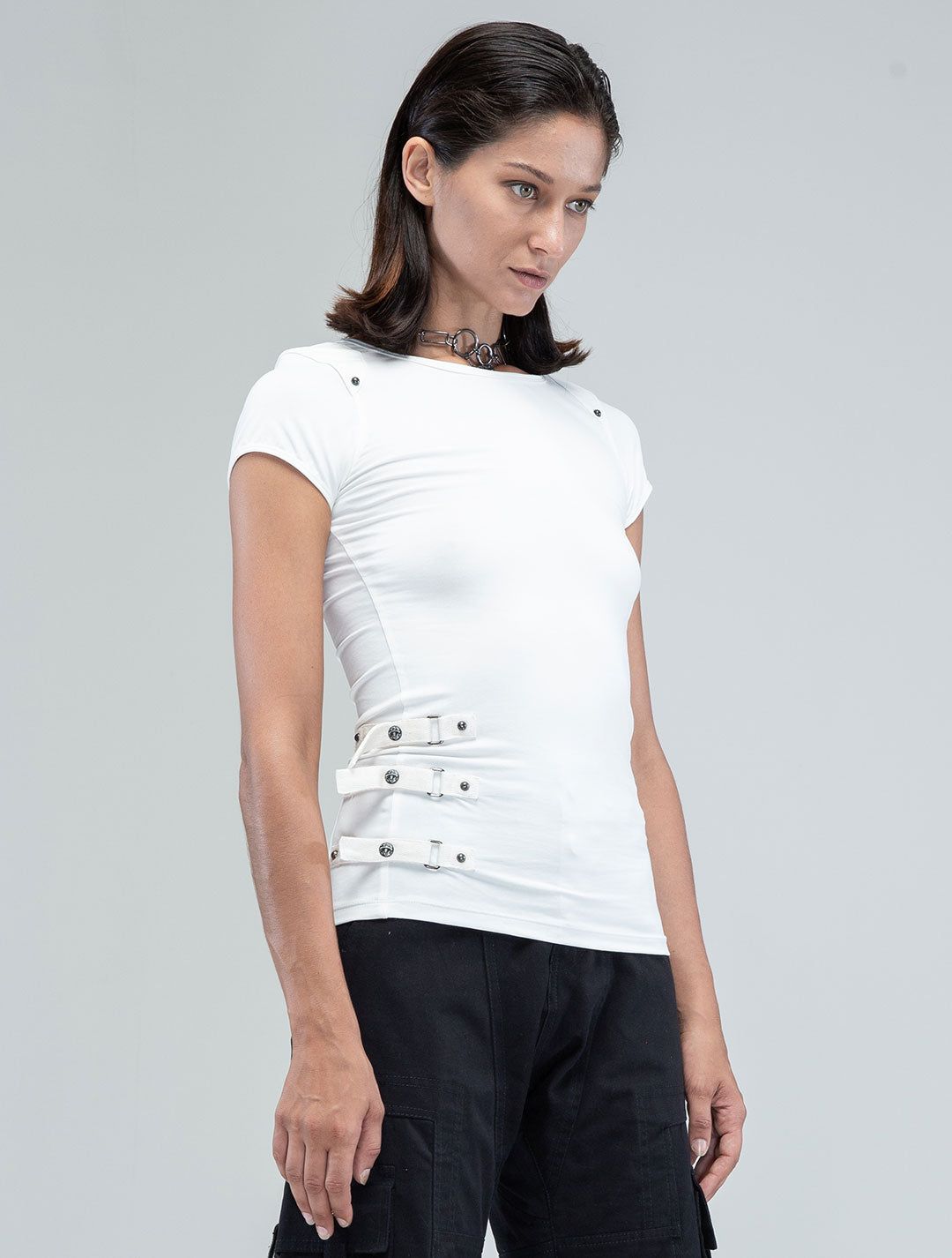 'Jett' Short Sleeves Top - Psylo Fashion