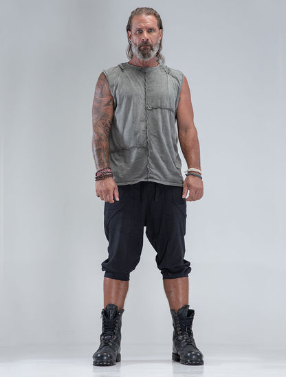 'Jaguar' 100% Cotton ¾ Shorts - Psylo Fashion