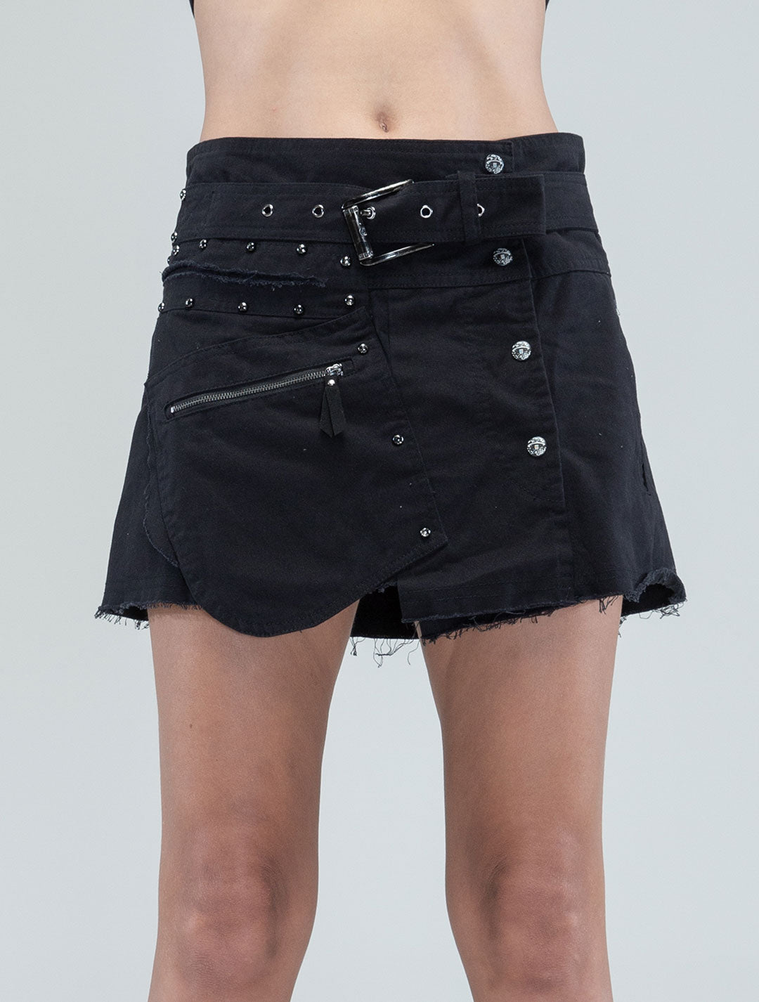 Jett Cargo Mini Wrap Skirt - Psylo Fashion