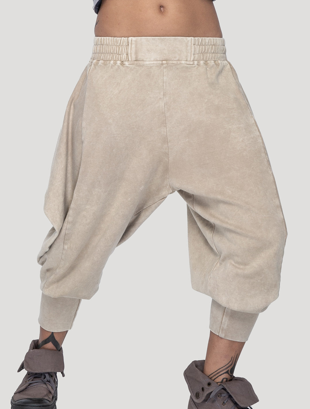 'Kimo' 100% Cotton Grunge Harem Pants - Psylo Fashion