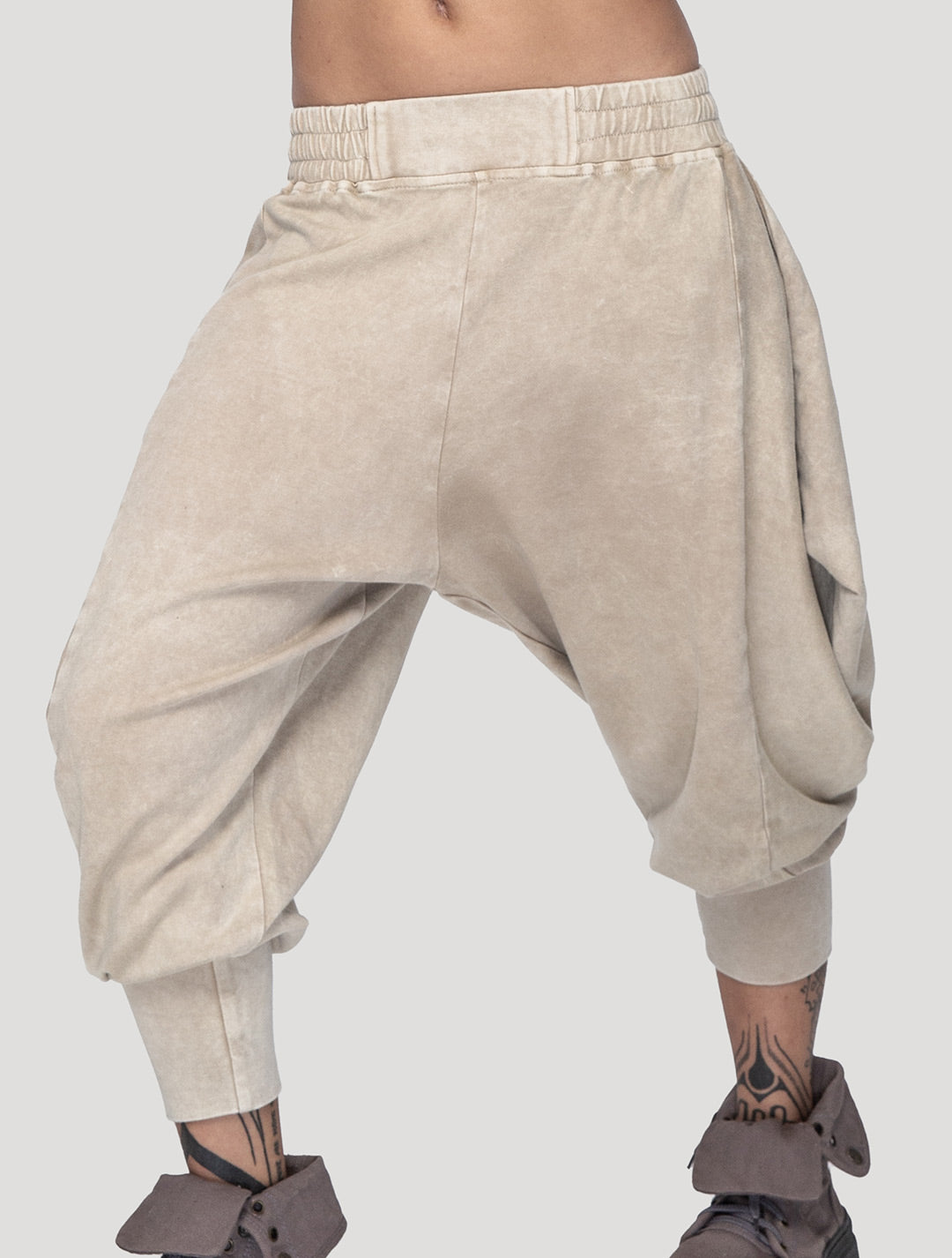 'Kimo' 100% Cotton Grunge Harem Pants - Psylo Fashion