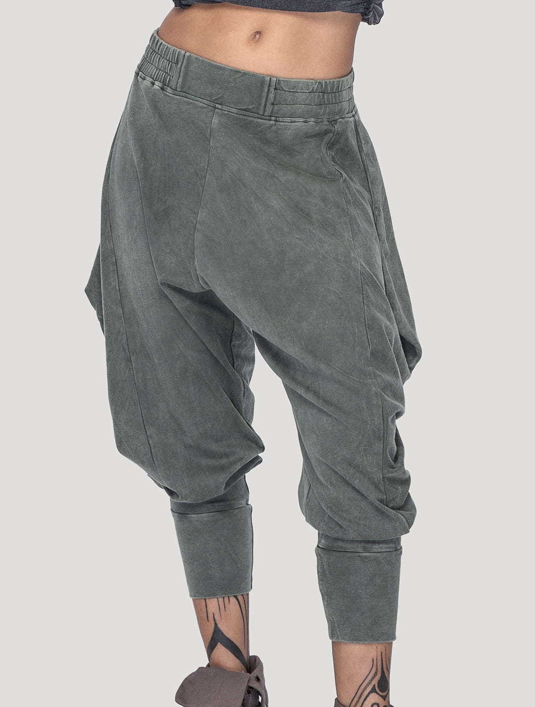 'Kimo' 100% Cotton Grunge Harem Pants - Psylo Fashion