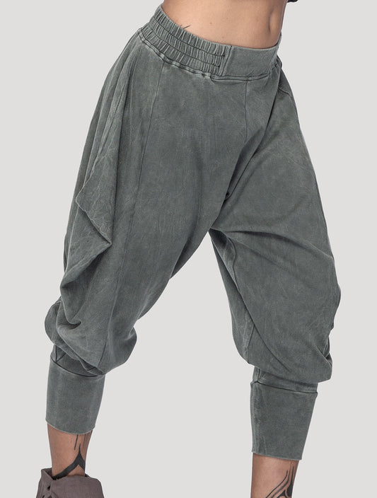 'Kimo' 100% Cotton Grunge Harem Pants - Psylo Fashion