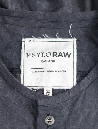 'Lynx' Hooded Sleeveless Buttoned Shirt - Psylo Fashion