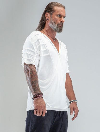 'Lynx' 100% Bamboo Baggy Hooded Tee - Psylo Fashion