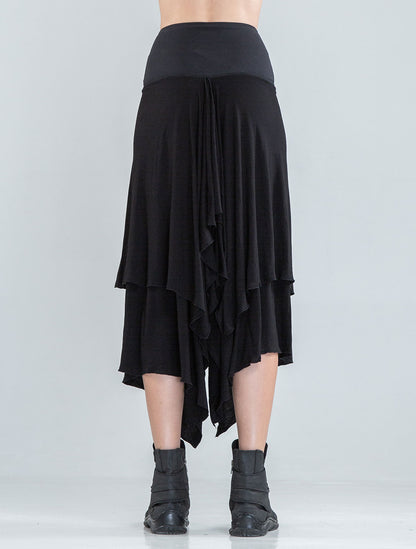 La Jupe Long Layered Skirt - Psylo Fashion