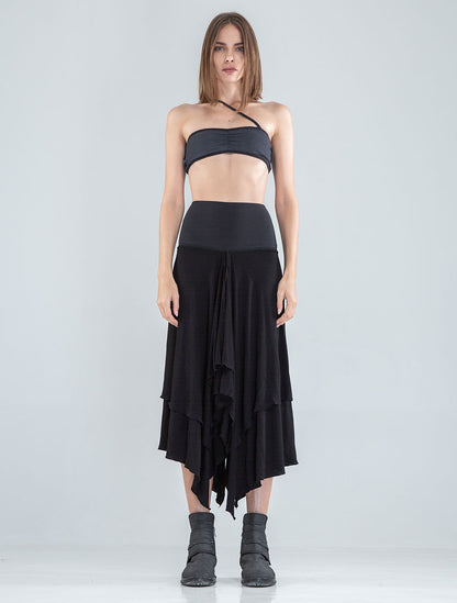 La Jupe Long Layered Skirt - Psylo Fashion