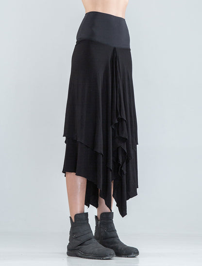 La Jupe Long Layered Skirt - Psylo Fashion