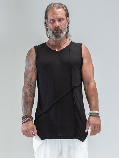 'Lynx' 100% Bamboo Sleeveless Tee - Psylo Fashion