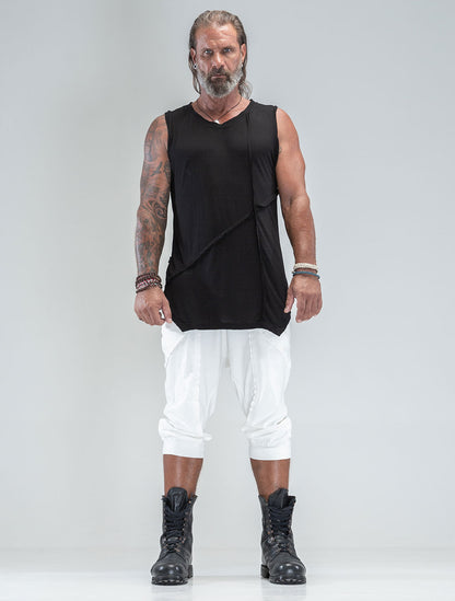 'Lynx' 100% Bamboo Sleeveless Tee - Psylo Fashion