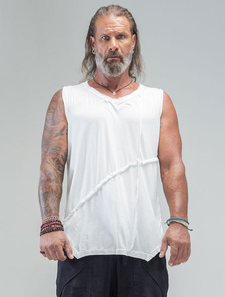 'Lynx' 100% Bamboo Sleeveless Tee - Psylo Fashion