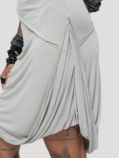Concrete 'Medusa' 100% Bamboo Asymmetric Mini Dress - Psylo Fashion