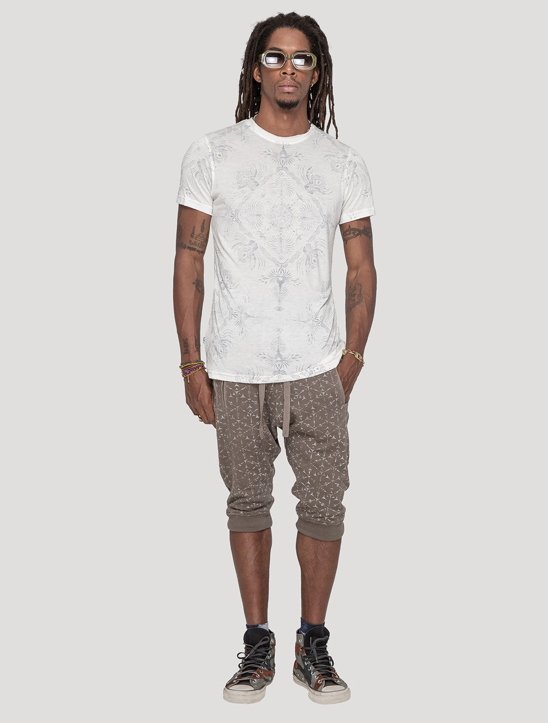 'Mantra' 100% Bamboo Printed T-shirt - Psylo Fashion