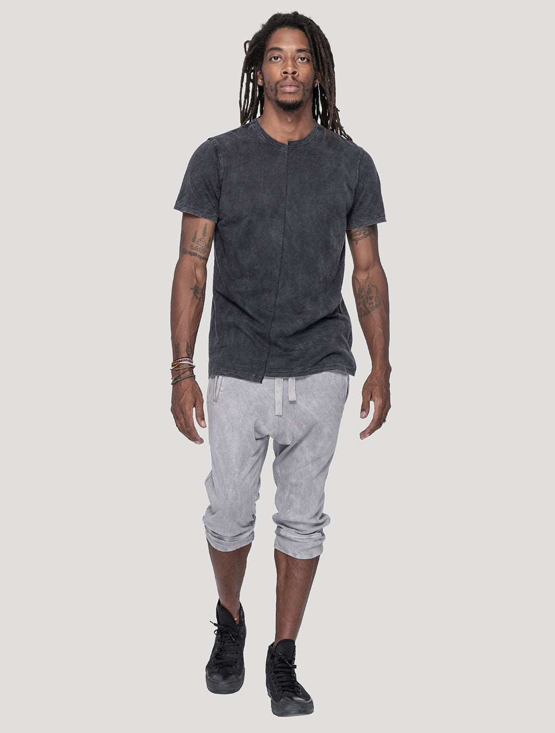 'Melvins' 100% Cotton Track Shorts - Psylo Fashion