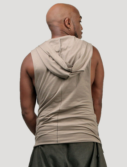 Mudra Hoodie Sleeveless Tee - Psylo Fashion
