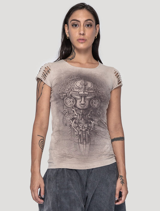 'Maya' Printed Top - Psylo Fashion