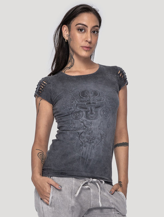 'Maya' Printed Top - Psylo Fashion