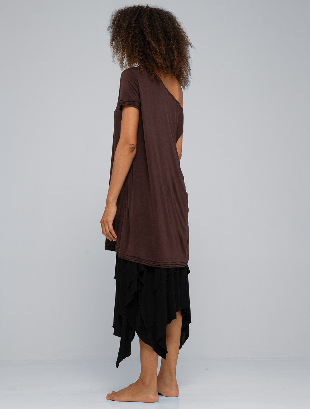 Mori Off-Shoulder Flowy Top