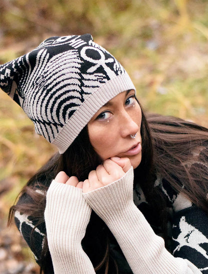 Messiah Unisex Beanie Hat by EGOSYSTEMA - Psylo Fashion