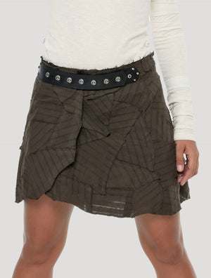 New Pecoa Veg Mini Wrap Skirt - Psylo Fashion
