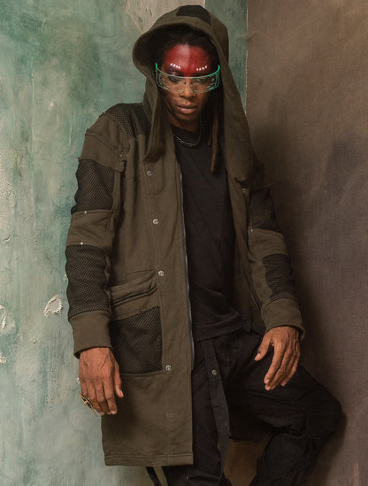 Neo Steamed Hoodie Coat - Psylo Fashion