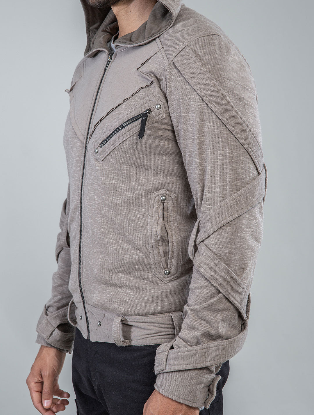 Otto-Man Light Hooded Biker Jacket