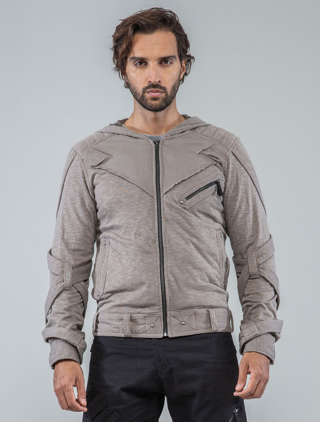 Otto-Man Light Hooded Biker Jacket