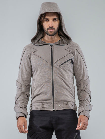 Otto-Man Light Hooded Biker Jacket