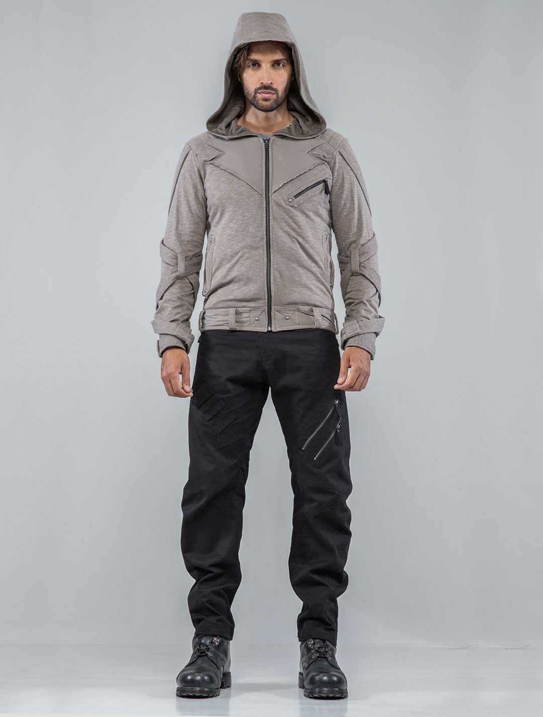 Otto-Man Light Hooded Biker Jacket