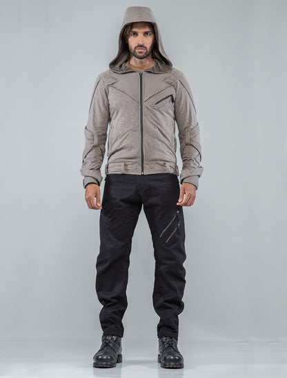 Otto-Man Light Hooded Biker Jacket