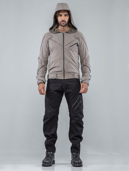 Otto-Man Light Hooded Biker Jacket