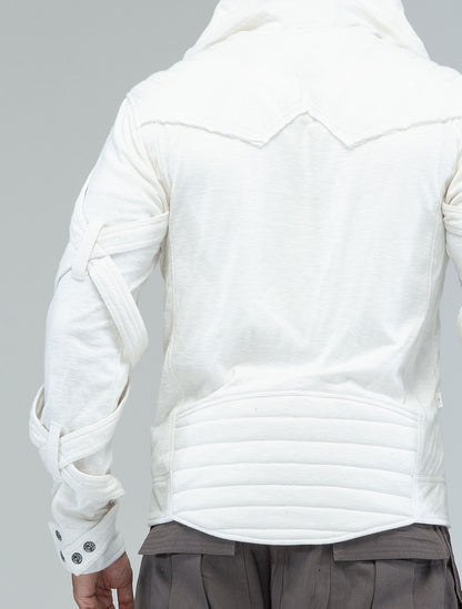 Otto-Man Light Hooded Biker Jacket - Psylo Fashion